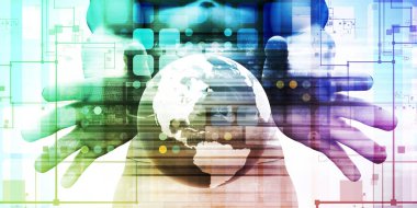 Teknoloji konsept sanat