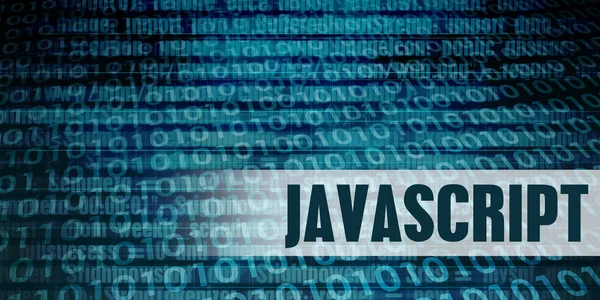 Τέχνη έννοια JavaScript — Φωτογραφία Αρχείου