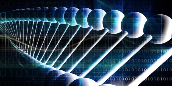 DNA Helix Sfondo astratto — Foto Stock