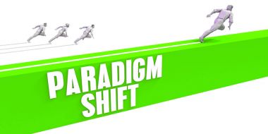 Paradigma kayması konsept sanat