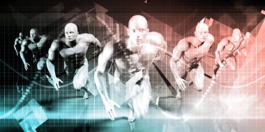 Gelecekteki arka plan konsept sanat