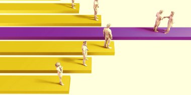 İş girişim konsept sanat