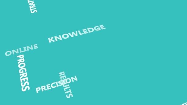 Innovationspräsentation Hintergrund in blau und weiß — Stockvideo