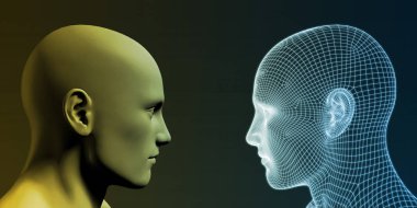 Bilim teknoloji konsept sanat