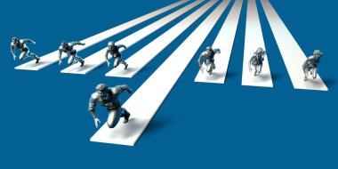 Dinamik iş konsept sanat