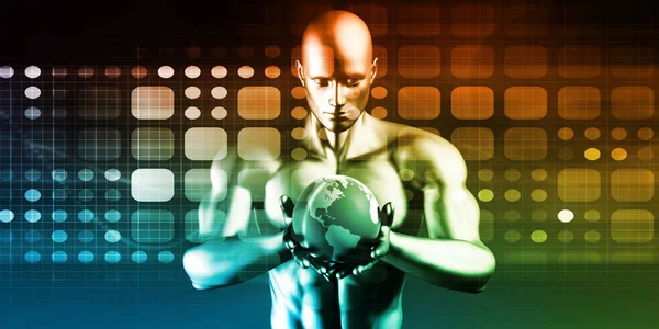 Sistem entegrasyon konsept sanat