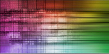 Veri tümleştirme konsept sanat