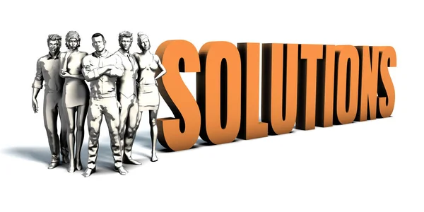 Business People Solutions Art — Photo