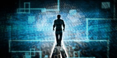 Teknoloji mühendislik kavramı sanat