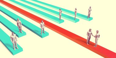 Finansal Hizmetler konsept sanat