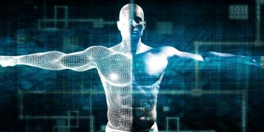 Tıbbi teknoloji konsept sanat