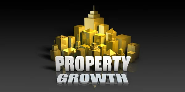 Immobilien Wachstum Konzeptkunst — Stockfoto