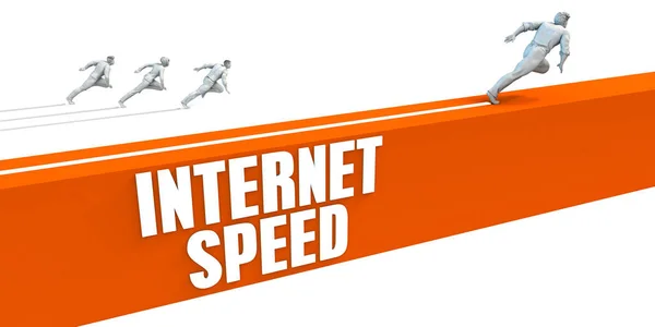 Τέχνη έννοια ταχύτητα Internet — Φωτογραφία Αρχείου