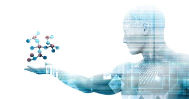 Bilim teknoloji konsept sanat