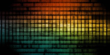 Dijital arka plan konsept sanat