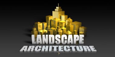 Peyzaj mimarlığı konsept sanat