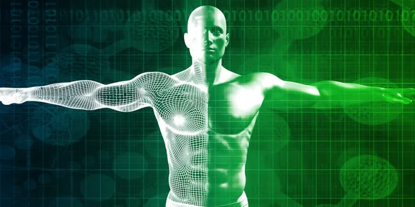 Genetik araştırma konsept sanat