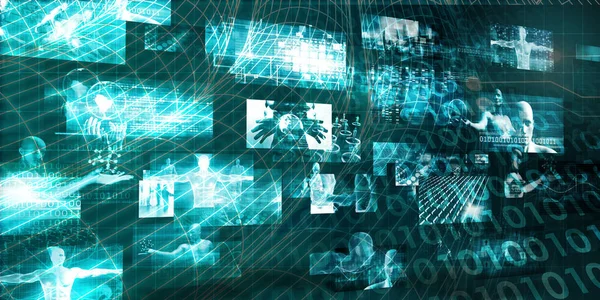 Tıbbi yazılım konsept sanat