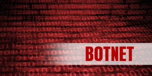 Advertencia de seguridad de botnet — Foto de Stock