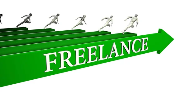 Opportunità Freelance Concetto Art — Foto Stock