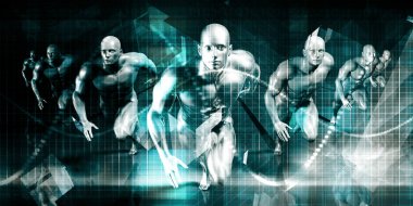 İleri teknoloji konsept sanat