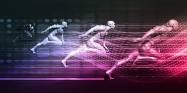 Entegre çözümler konsept sanat