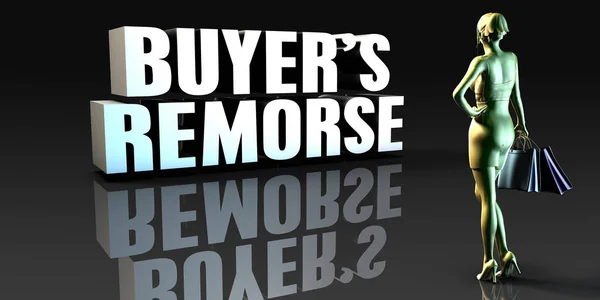 Buyers Remorse Concept Art — Stock Photo, Image