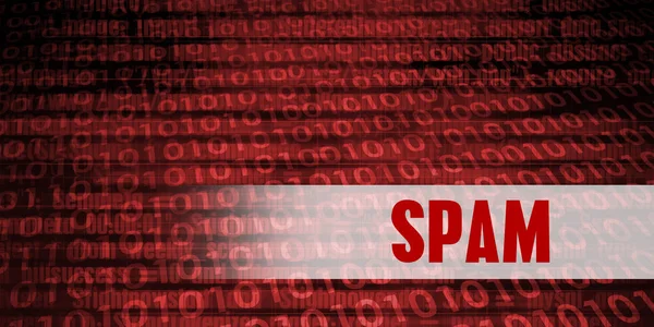 Avviso di sicurezza Spam — Foto Stock