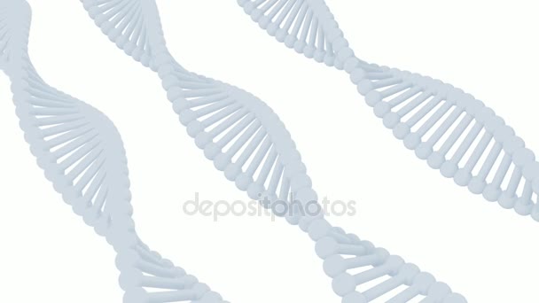 作为一个科学概念的 Dna 螺旋抽象背景 — 图库视频影像