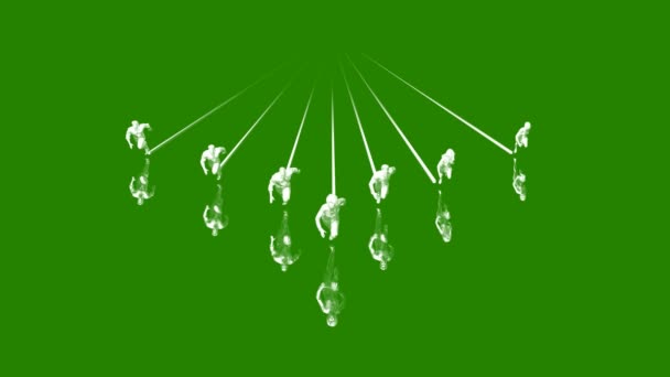 Diriger des hommes d'affaires dans une formation ciblée et d'attaque 