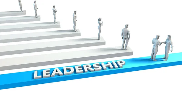 Arte di concetto di leadership — Foto Stock