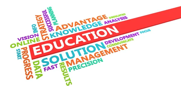 Education Word Cloud — Stock Photo, Image