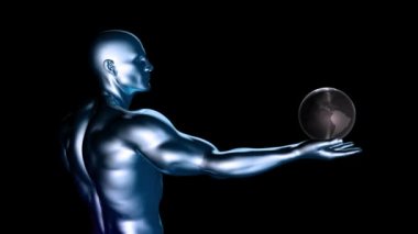 Küreselleşme ve Eller Dünyayı Gösteren Küresel Bir Şirket