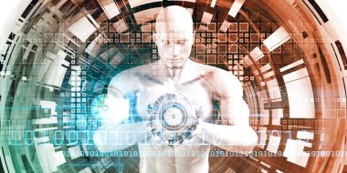 Gelişmekte olan teknoloji konsept sanat