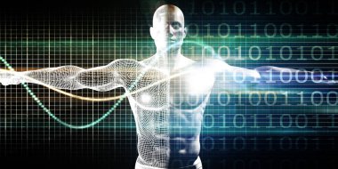 Bilim araştırma konsept sanat