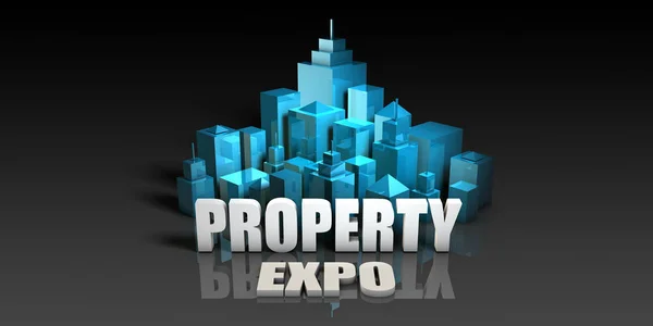 Property Expo Концептуальне мистецтво — стокове фото