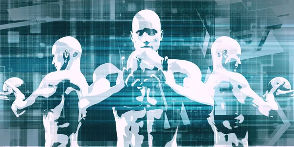 Online Güvenlik konsept sanat