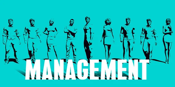 Management-Konzeptkunst — Stockfoto