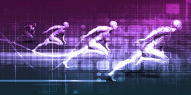 Liderlik geliştirme konsept sanat