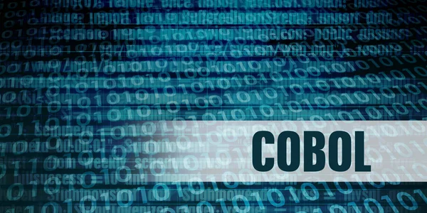 Arte de conceito do COBOL — Fotografia de Stock