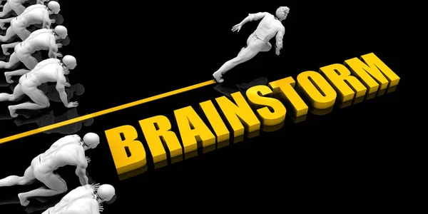 Brainstorm Leader Concept Art — Stock Photo, Image