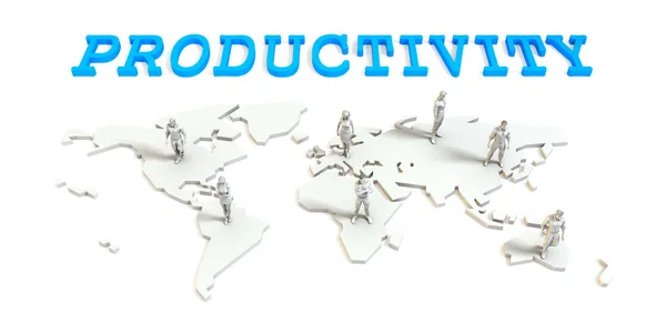 Productividad Global Business — Foto de Stock