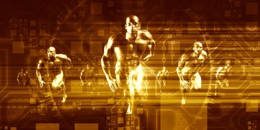 İş çözüm konsept sanat