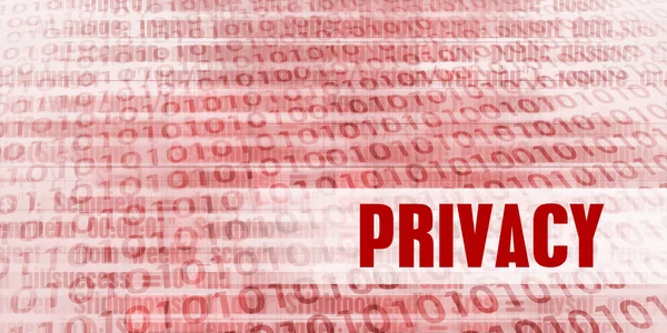 Privacy avviso Concept Art — Foto Stock