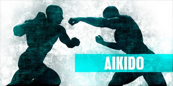 Aikido Concept Art — Stockfoto