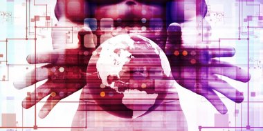 Eğlence teknoloji konsept sanat