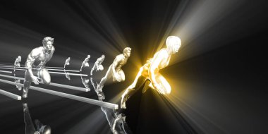 Kariyer geliştirme konsept sanat