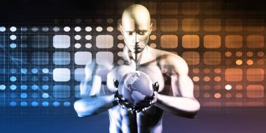 Elektronik Sanayi konsept sanat