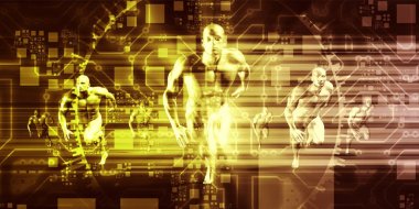 Biyomühendislik konsept sanat