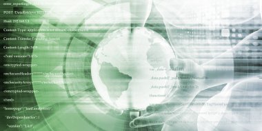 Küresel ağ konsept sanat